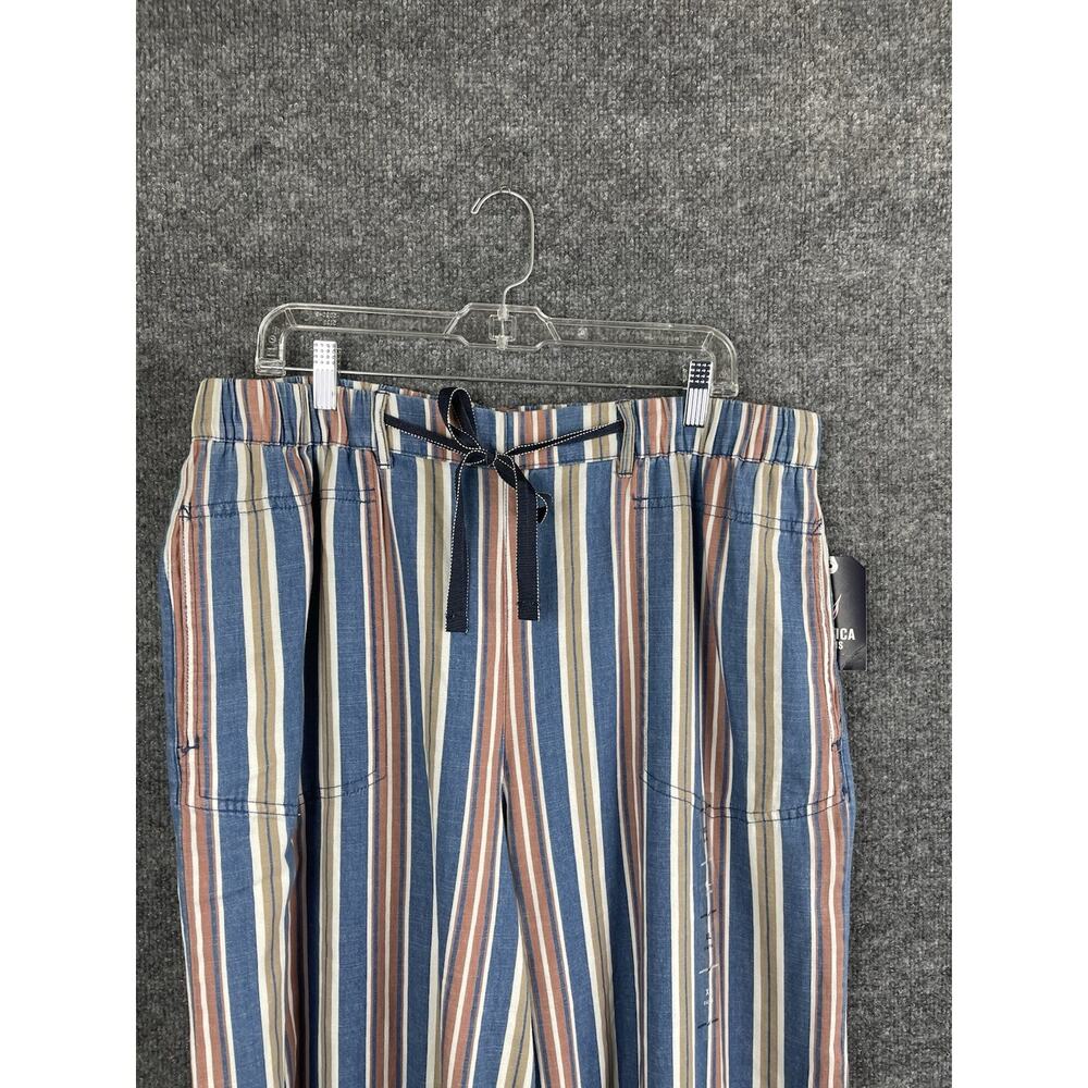 Nautica Laguna Beach Wide Legs Pants Large With Pockets NWT Size XL/TG - Picture 2 of 15
